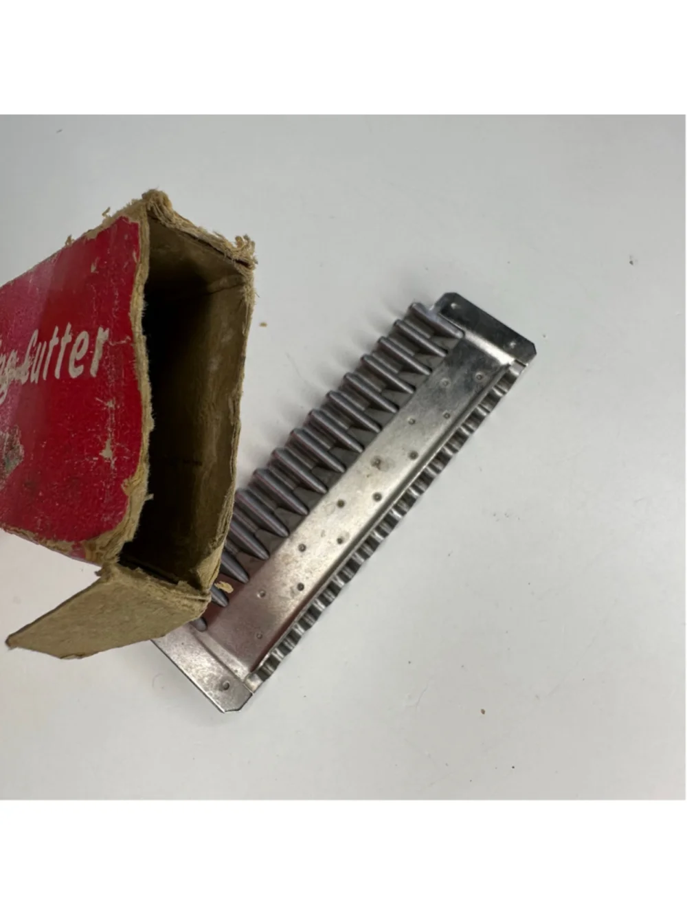 Vintage MCM Stainless Steel French Garnishing Cutter Kitchen Gadget w Box